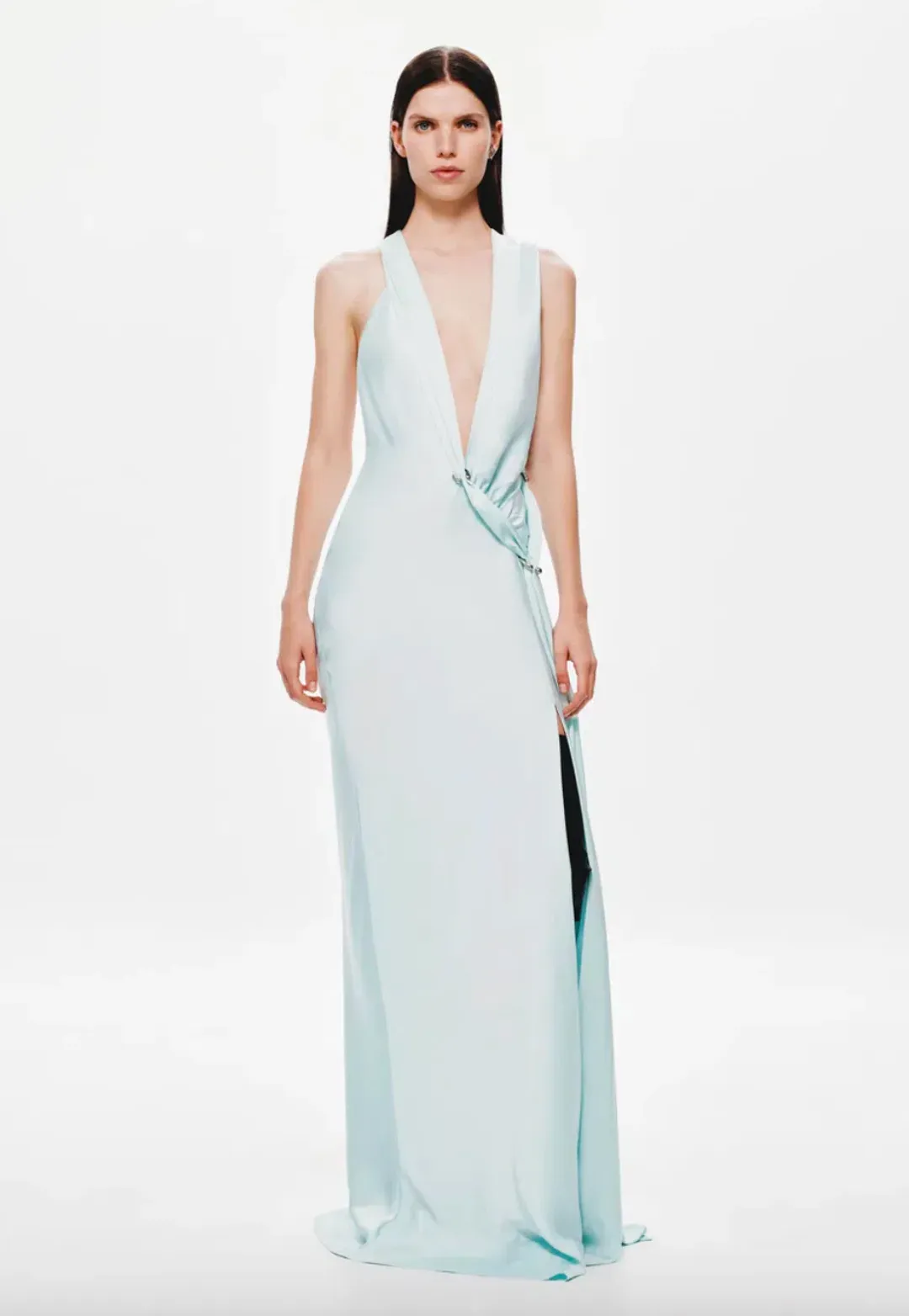 Misha, THE 'HARLOW' SATIN DRESS, MAXI Size AU6, for rent on The Volte - main image