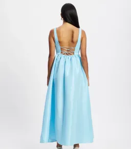 Acler Redin Maxi Dress in Deep Sky - Size 8 for rent on The Volte - image 3