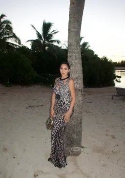 Just Cavalli by Roberto Cavalli Cut Out Leopard Print Gown for rent on The Volte - image 2