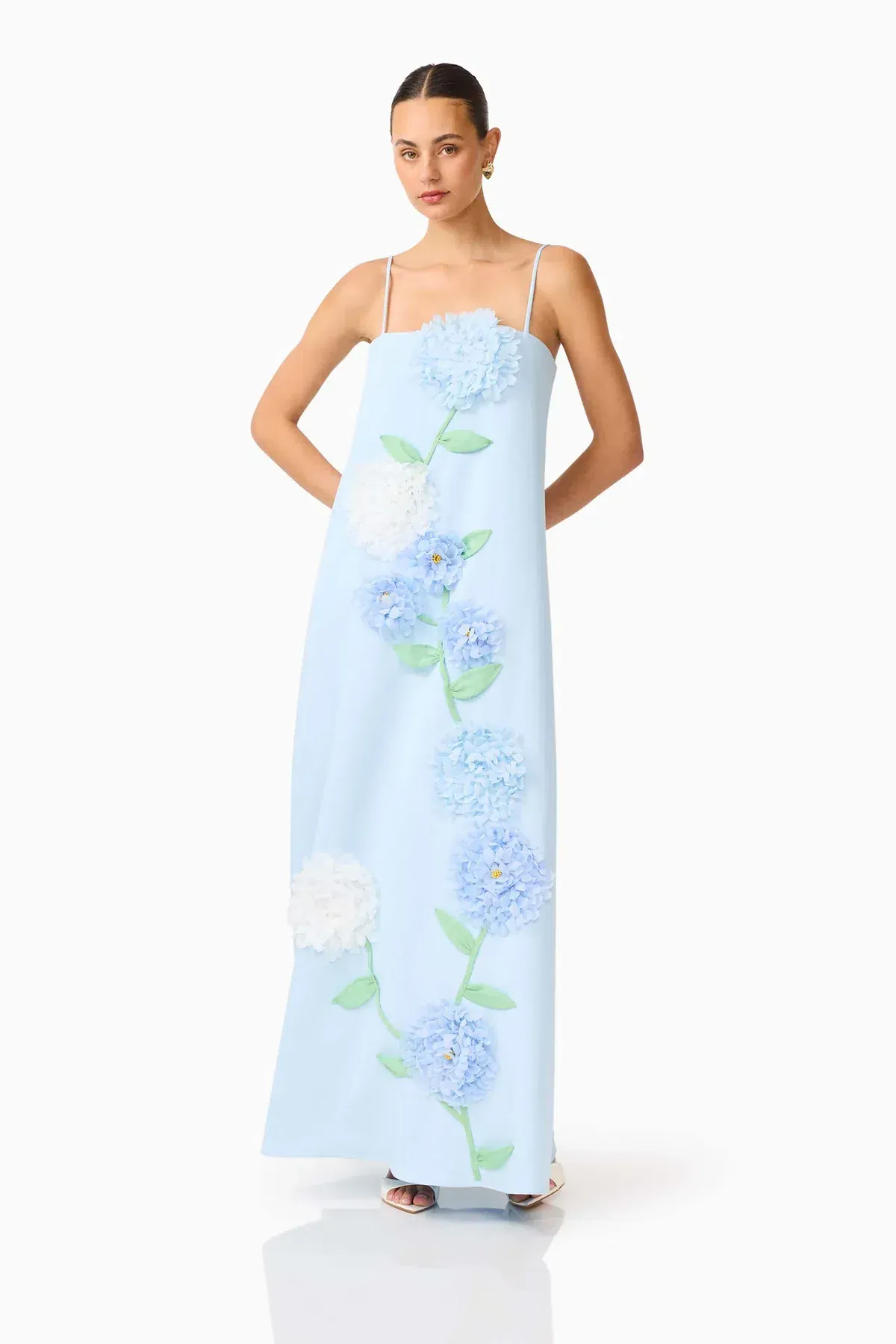 Elliatt Buttercup Maxi Dress in Blue - Image 3