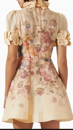 Zimmermann Luminosity Lift Off Floral Minidress s.10 / 0 for rent on The Volte - image 3