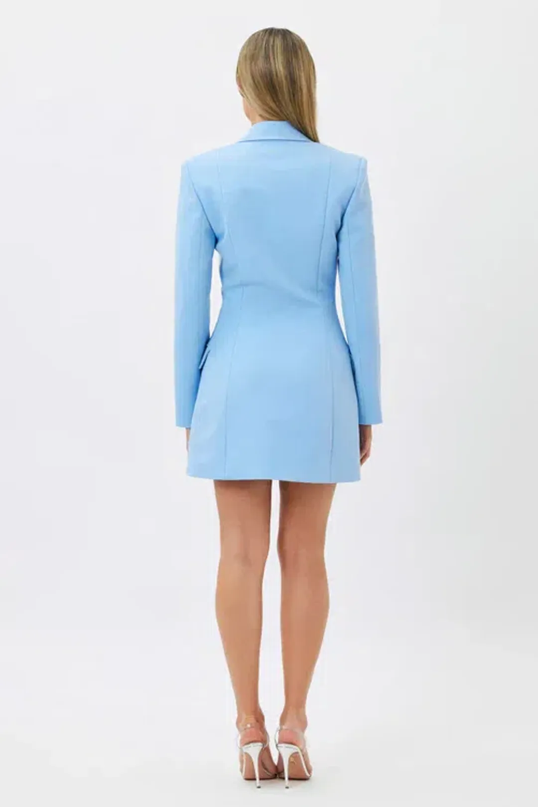 BIANCA AND BRIDGETT Nellie Blazer Dress Blue Size 6 for rent on The Volte - main image