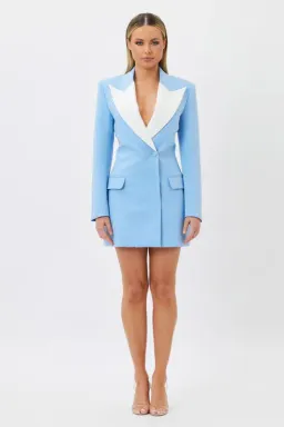 BIANCA AND BRIDGETT Nellie Blazer Dress Blue Size 6 for rent on The Volte - image 1