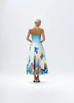 Justin Tong AQUARELLE MIDI DRESS for rent on The Volte - image 6