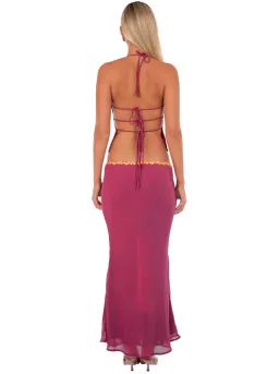 I AM DELILAH JEMIMA MIDI SKIRT & JEMIMA HALTER. SIZE S / AU 8-10 for rent on The Volte - image 7