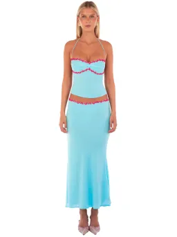 I AM DELILAH JEMIMA MIDI SKIRT & JEMIMA HALTER. SIZE XS / AU 6-8 for rent on The Volte - image 1