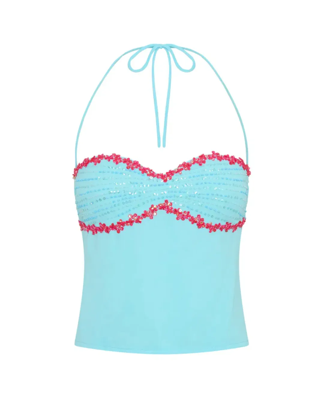 I AM DELILAH JEMIMA MIDI SKIRT & JEMIMA HALTER. SIZE XS / AU 6-8 for rent on The Volte - main image