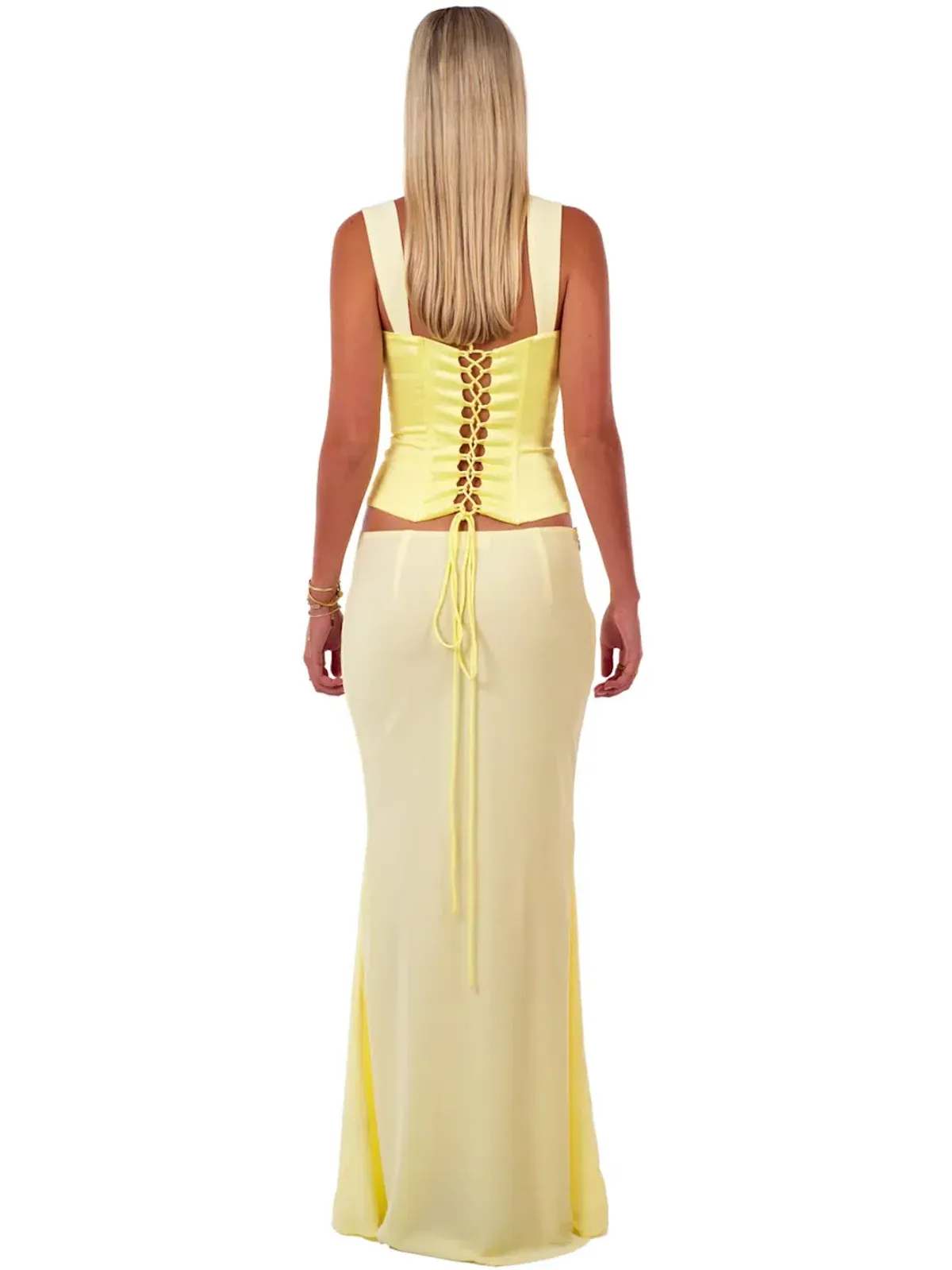 I AM DELILAH SCARLETT MAXI SKIRT & CORSET. SIZE S / AU 8-10 - Image 7