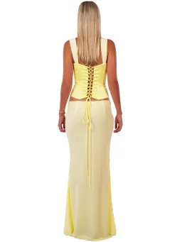 I AM DELILAH SCARLETT MAXI SKIRT & CORSET. SIZE S / AU 8-10 for rent on The Volte - image 7