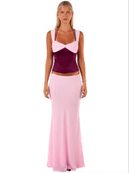I AM DELILAH SCARLETT MAXI SKIRT & CORSET. SIZE XS / AU 6-8 for rent on The Volte - image 1