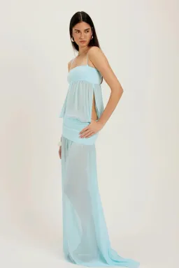 ANCE GRIA Romeo Gown - Aqua Size S for rent on The Volte - image 4