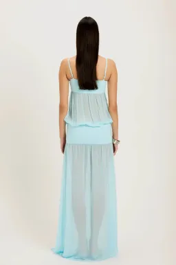 ANCE GRIA Romeo Gown - Aqua Size S for rent on The Volte - image 2