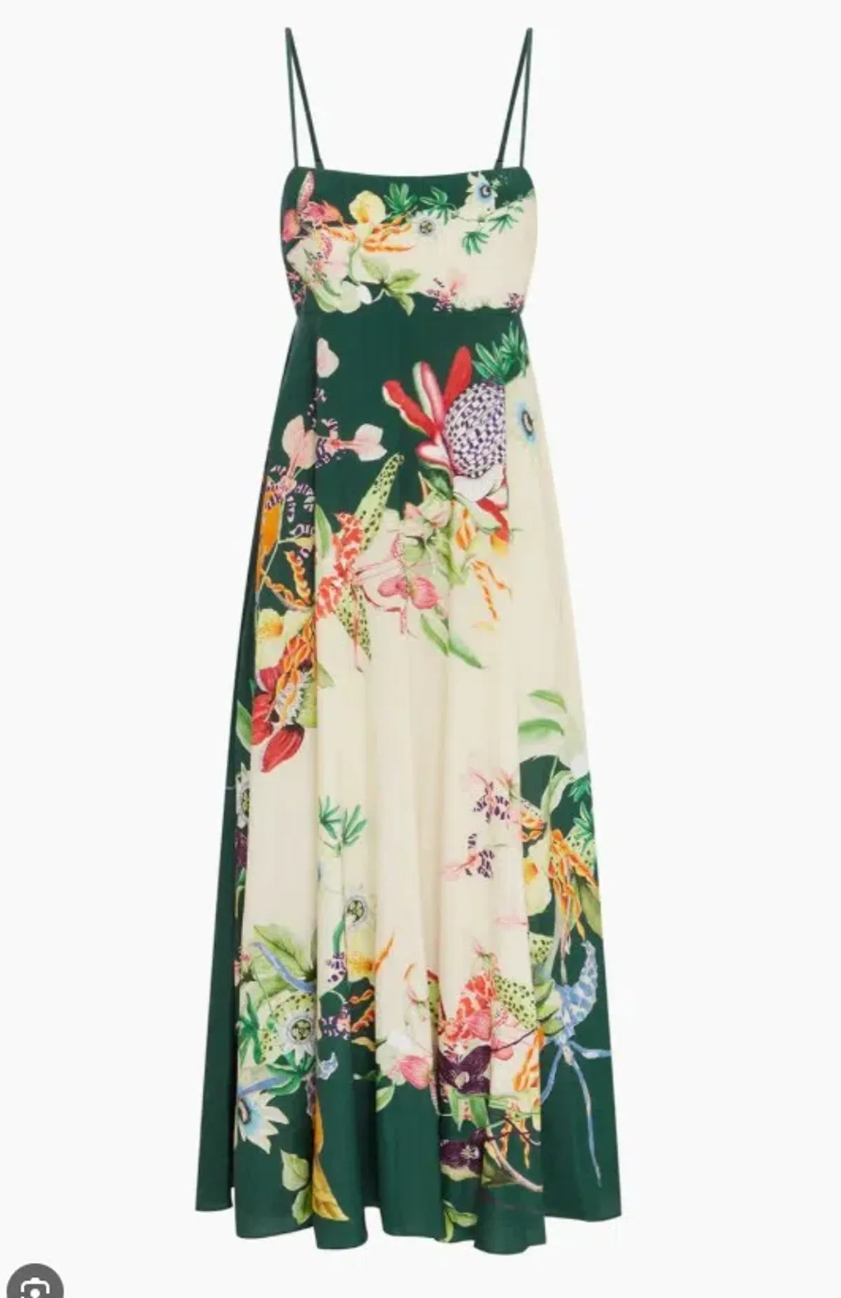 Alemais Aggie Sundress Green Floral Size 10 - Image 2