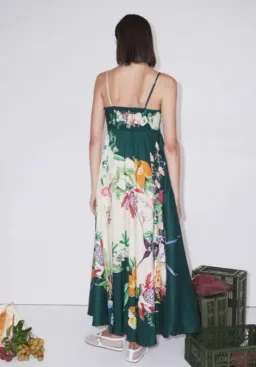 Alemais Aggie Sundress Green Floral Size 10 for rent on The Volte - image 3