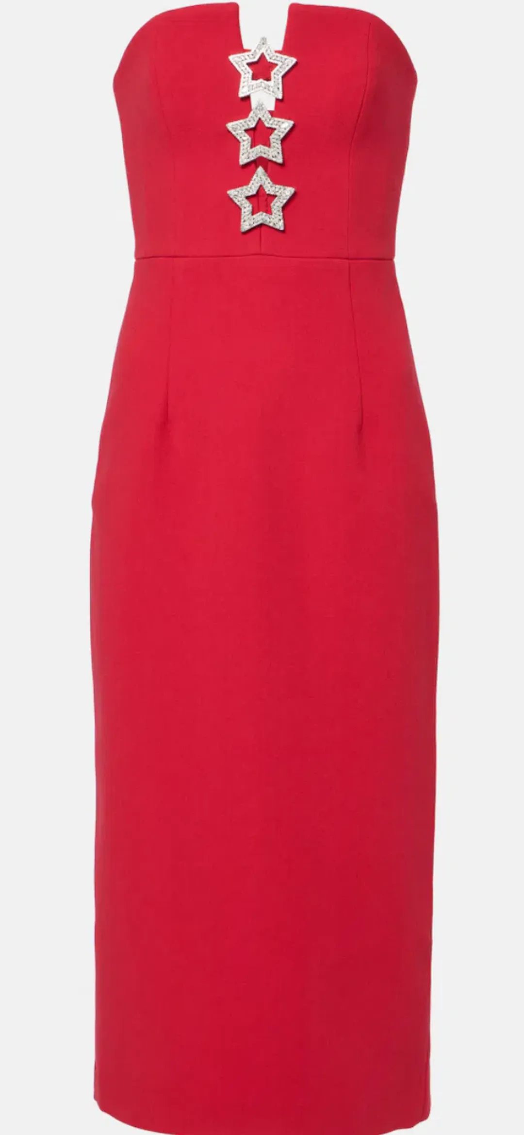 Rebecca Vallance red Akari Dress size 8 for rent on The Volte - main image