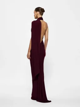EFFIE KATS HAVEN DRESS BLACK CHERRY BURGUNDY SIZE 8 (S) for rent on The Volte - image 2