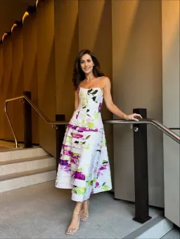 Aje Victoria Gown Dress | Size AU 14 for rent on The Volte - image 6