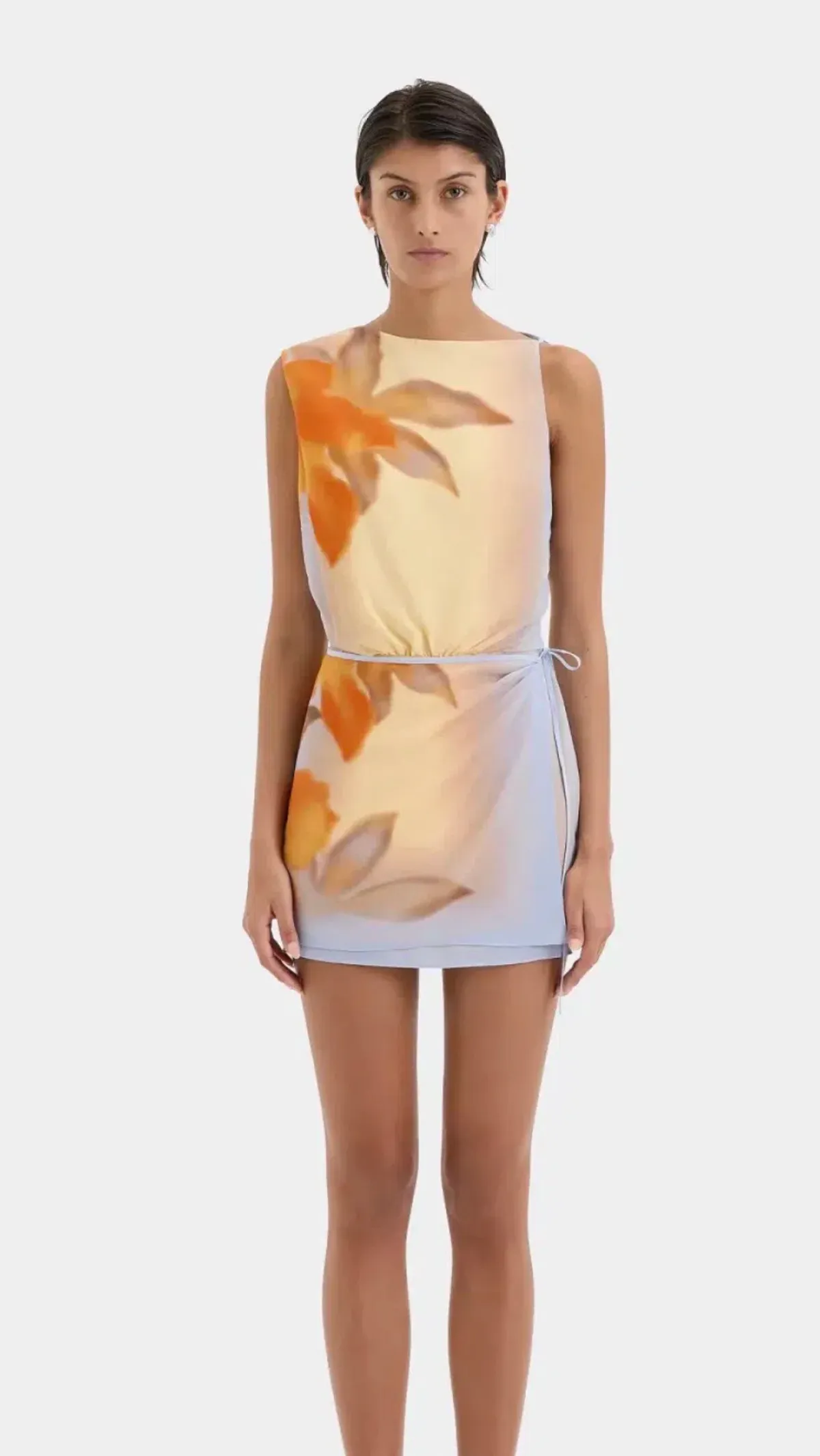 Sir the Label Serene Mini Dress Sequoia Floral Size 0P / AU 6 Petite - Image 1