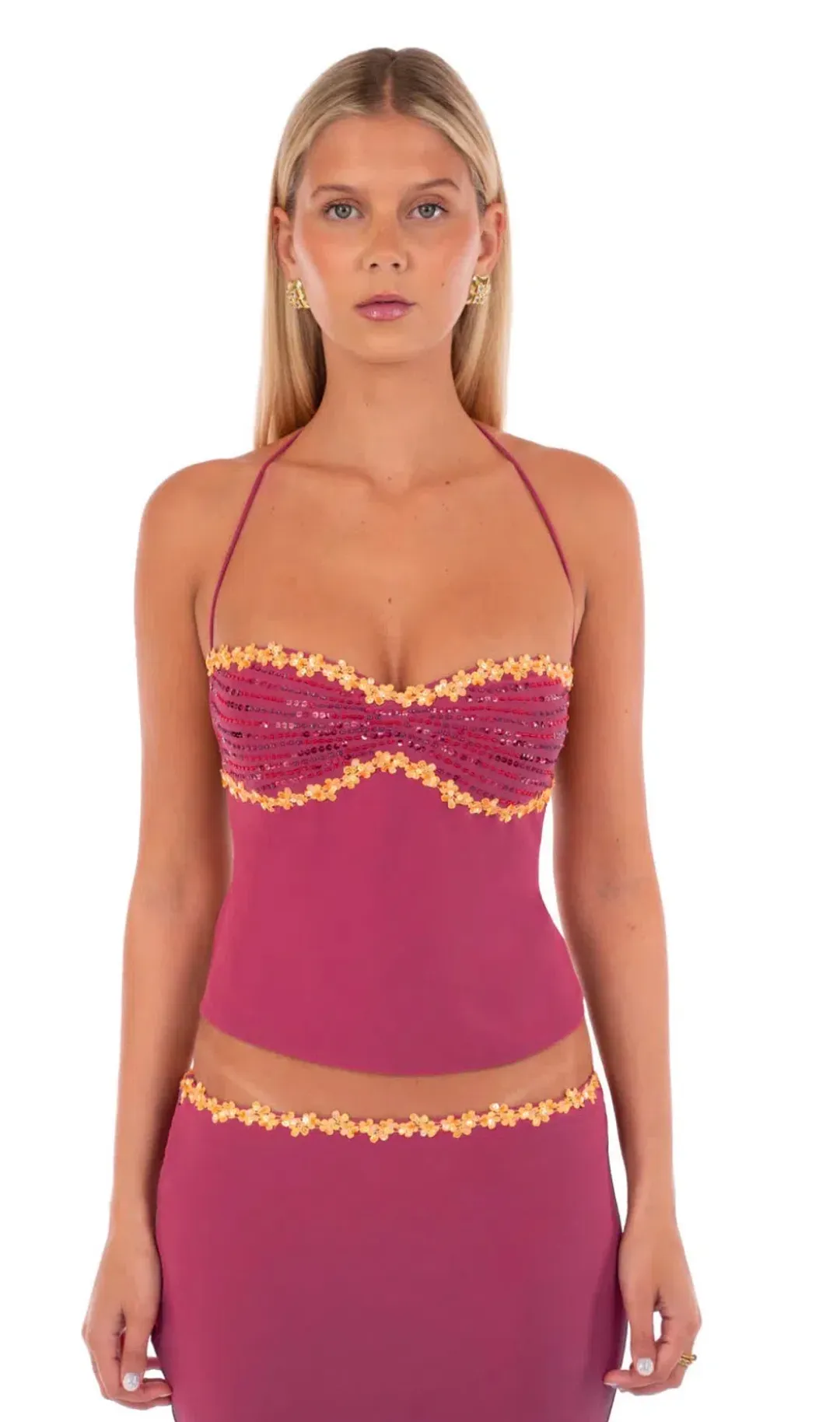 I am Delilah Jemima set in the colour wine for rent on The Volte - main image