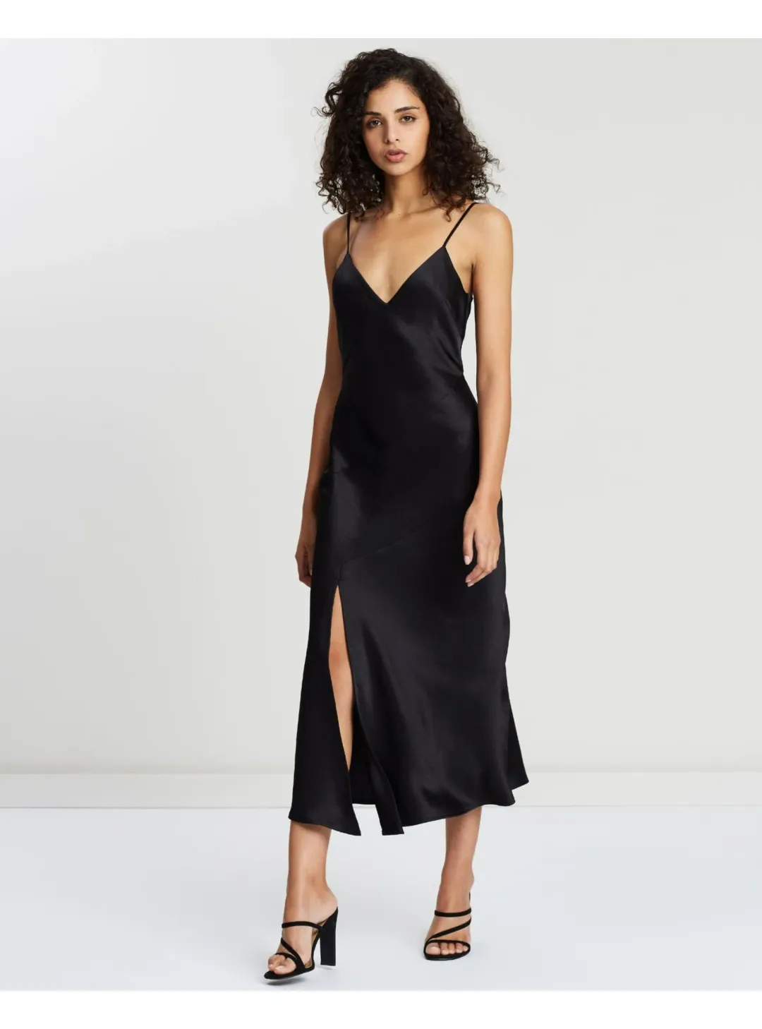 Bec & Bridge Gabrielle V Dress Black Size AU 8 for rent on The Volte - main image