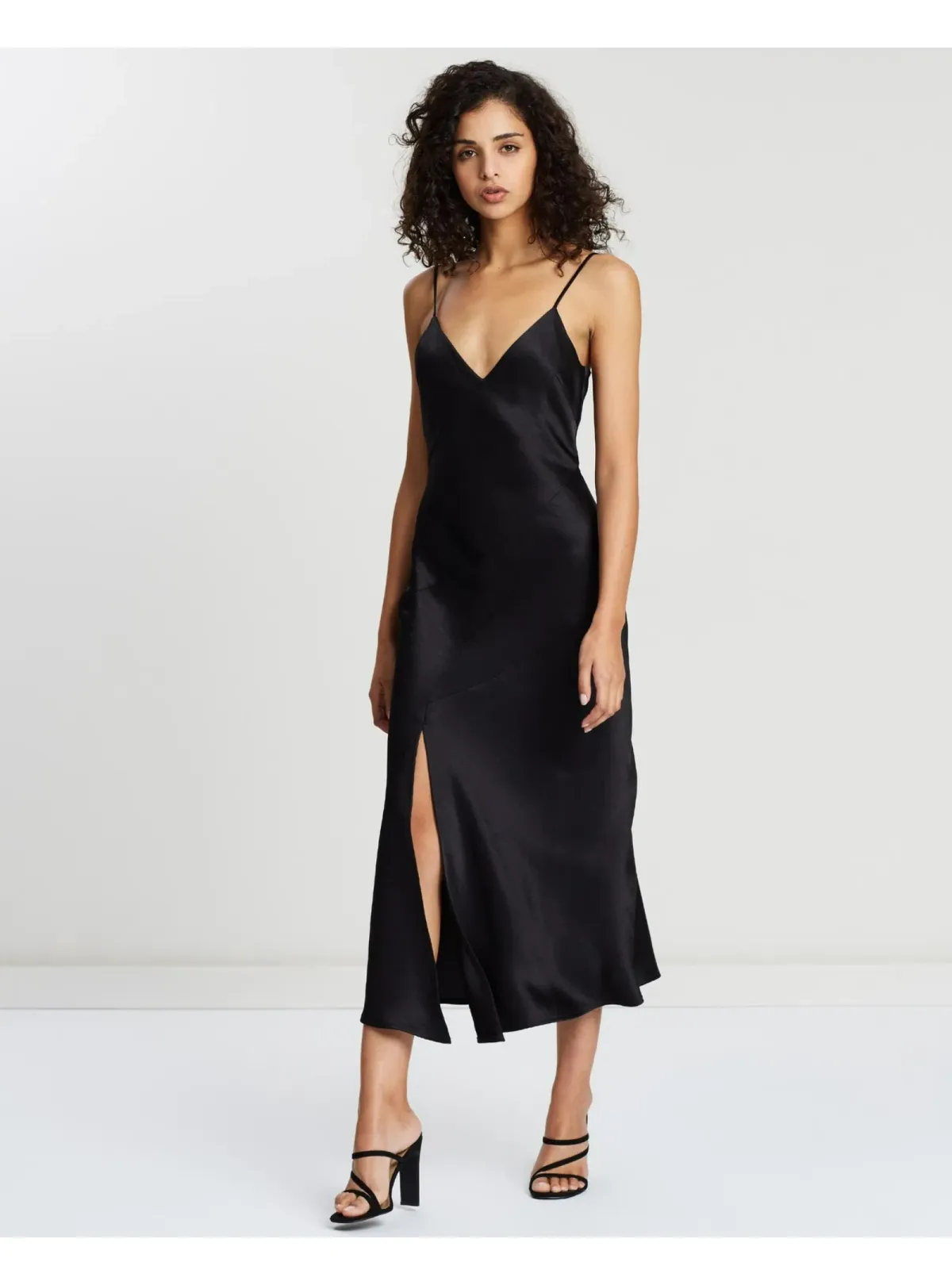 Bec & Bridge Gabrielle V Dress Black Size AU 8 - Image 1
