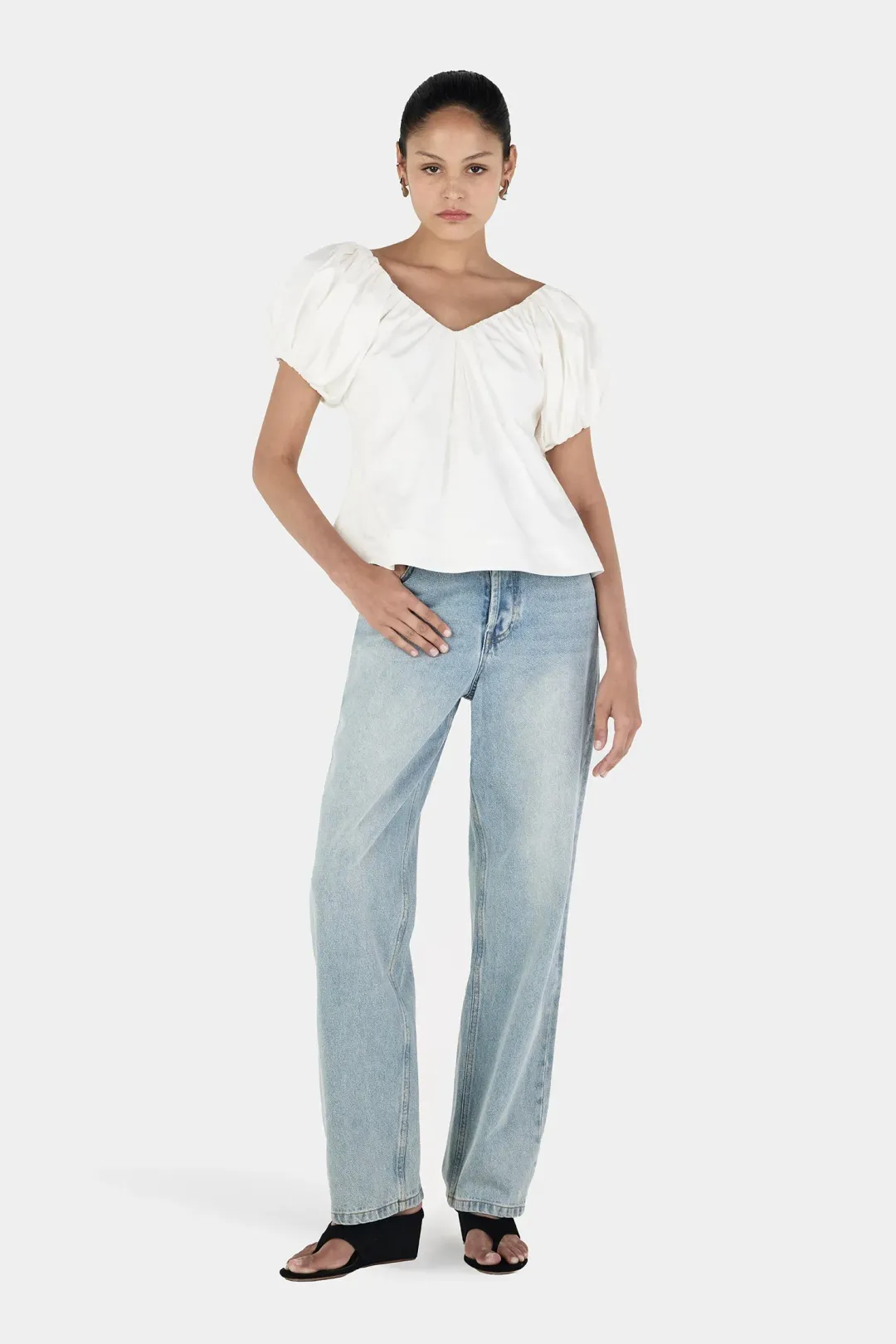 Hansen And Gretel Thandie Top Ivory Size XS for rent on The Volte - main image