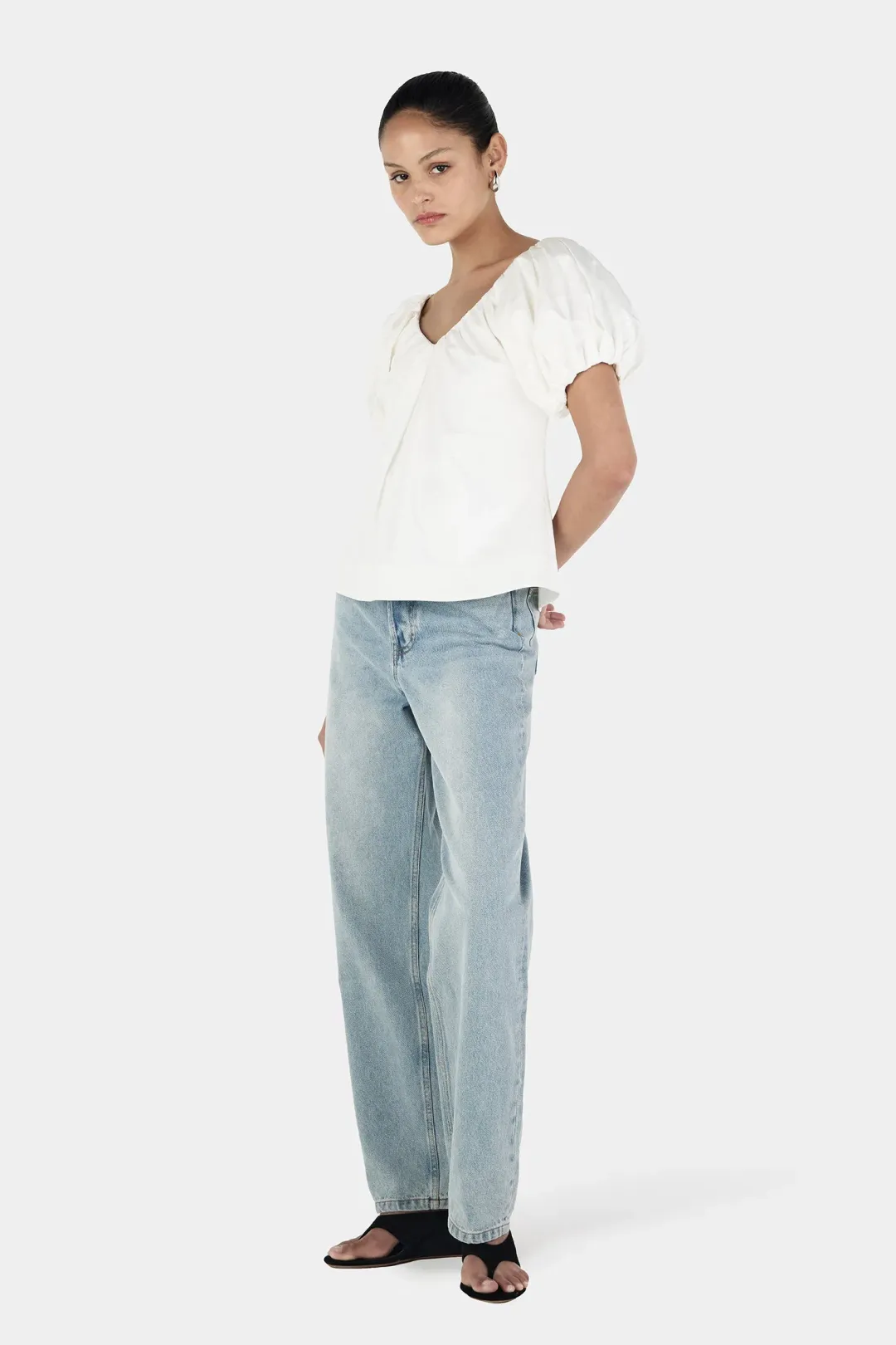 Hansen And Gretel Thandie Top Ivory Size XS for rent on The Volte - main image