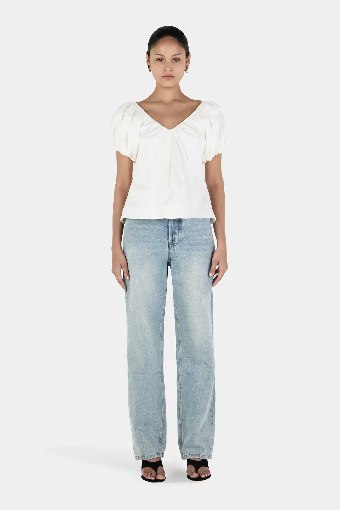 Hansen And Gretel Thandie Top Ivory Size XS for rent on The Volte - main image