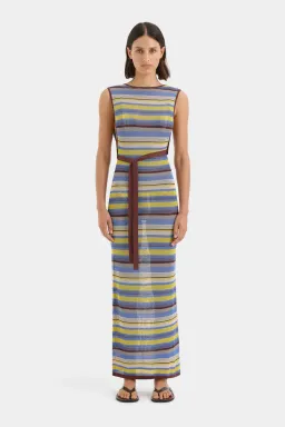 Sir The Label Coastline Tie Dress size 0 / 6 Cali Stripe for rent on The Volte - image 3