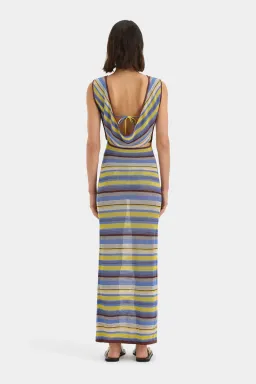Sir The Label Coastline Tie Dress size 0 / 6 Cali Stripe for rent on The Volte - image 4