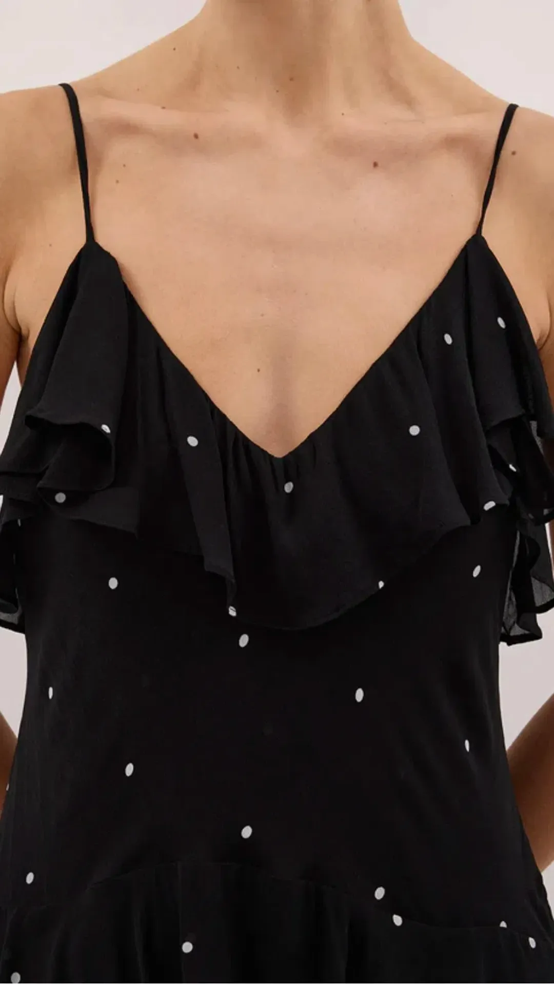 Dissh Melrose Dress s.10 Black Spot Maxi for rent on The Volte - main image