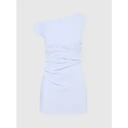 Shona Joy Campbell Off Shoulder Mini Dress - Cornflower Blue - Size 6 for rent on The Volte - image 5