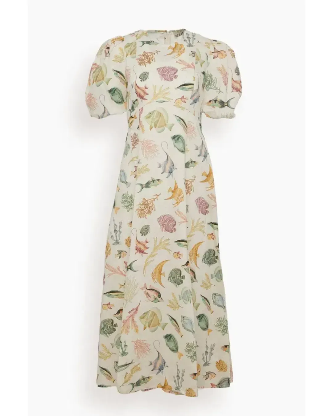 Alemais Wanda Midi Dress Print Size 8 for rent on The Volte - main image