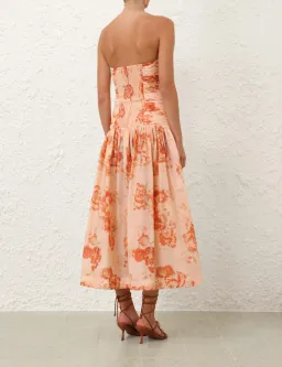 Zimmermann Cascadian Strapless Midi Dress for rent on The Volte - image 3