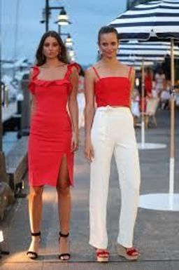 Kookai Red Midi size 8 for rent on The Volte - image 3