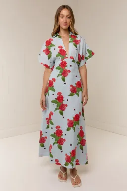 Palm Noosa Jasmine Dress in Sky Garden size 8 for rent on The Volte - image 1