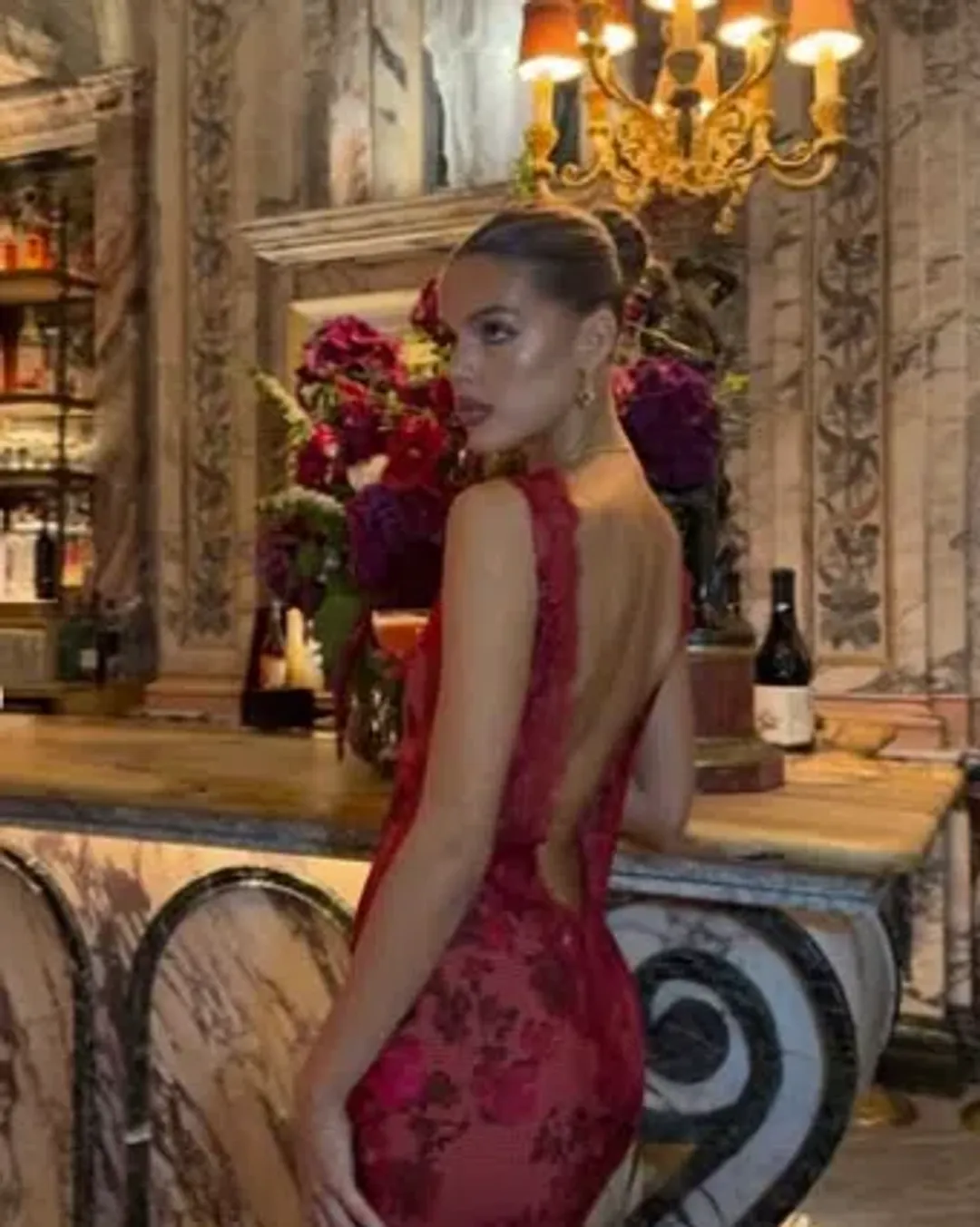 Bydee The Juliette Maxi in Rose 8 for rent on The Volte - main image