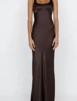 Bec + Bridge Maxina Crossover Dress in Dark Chocolate 8 for rent on The Volte - image 1