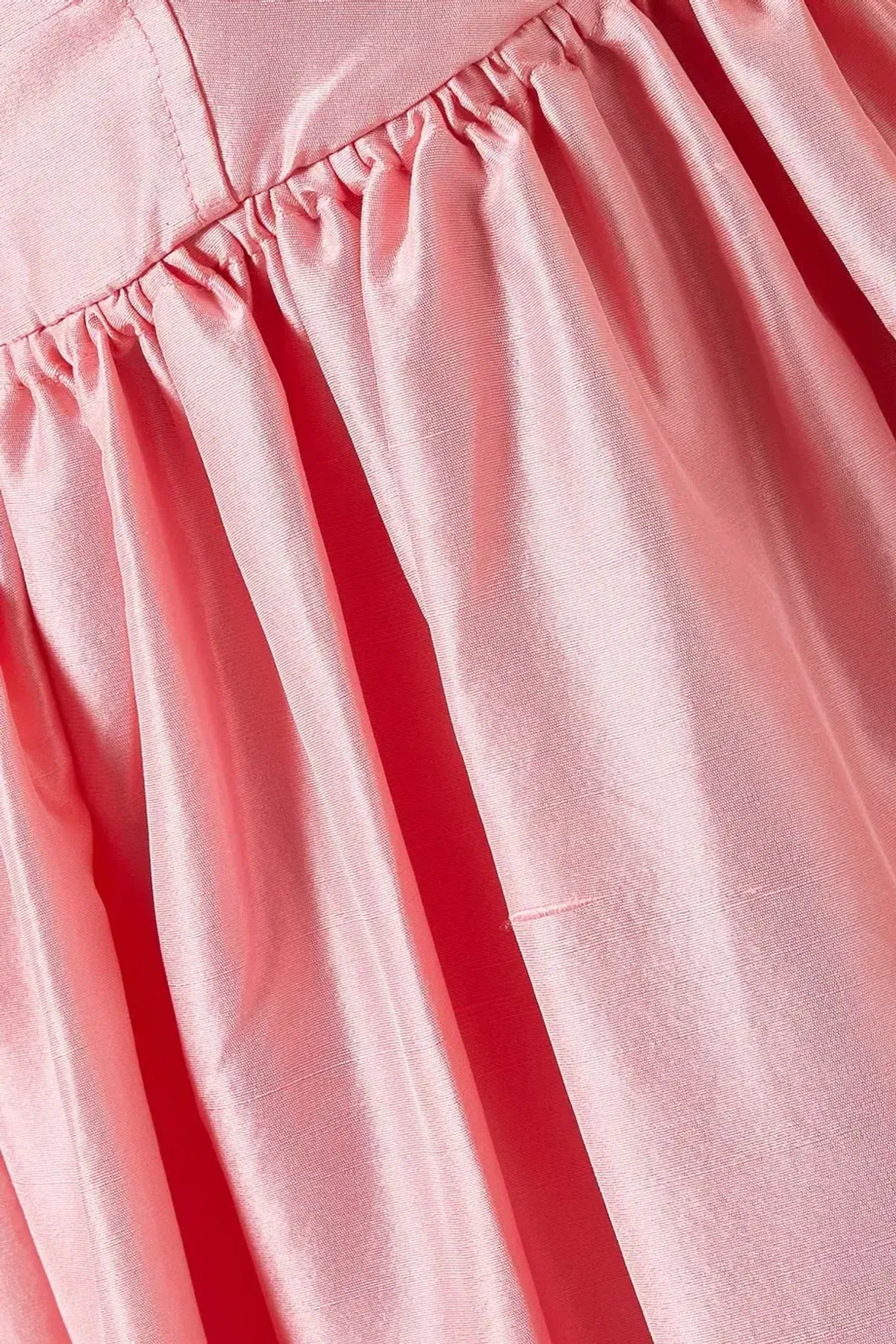 OROTON Strappy Open Back Poplin Maxi Sundress in Pink Strawberry Size 8 - Image 10