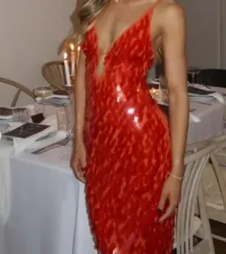 Misha Sapphire Sequin Maxi 8 for rent on The Volte - image 2