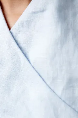 Sir The Label Iris Linen Halterneck Midi Dress in Light Blue AU Size 8 / Sir Size 1 for rent on The Volte - image 6