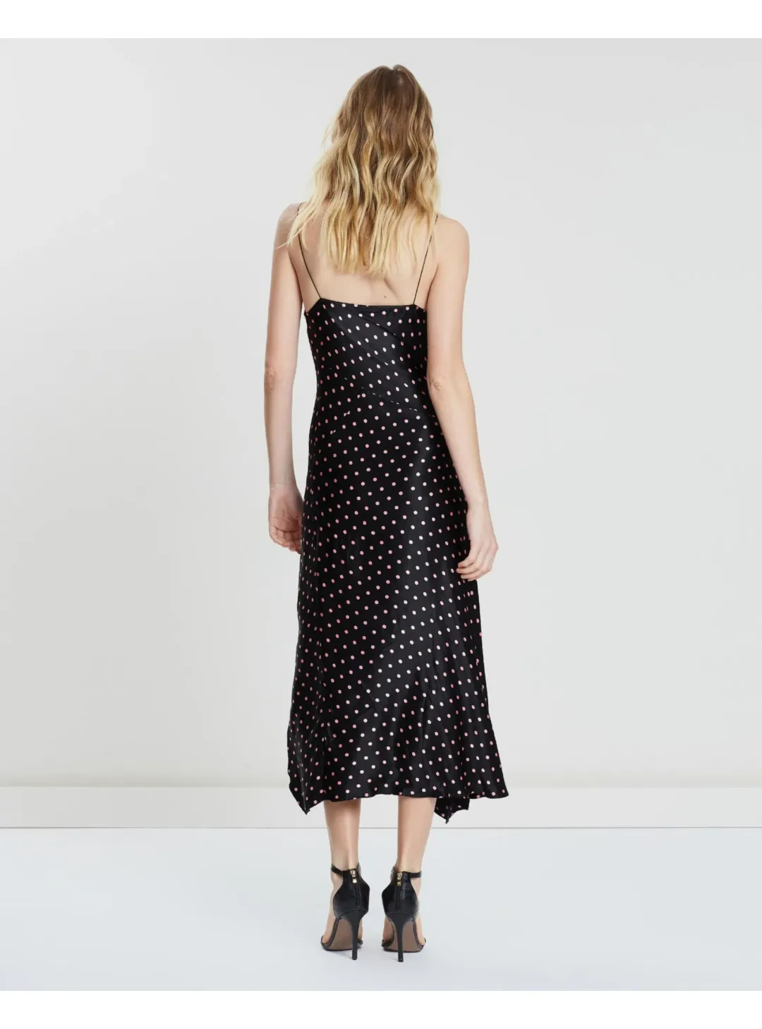 Bec & Bridge Kylie Midi Black Polka Dots Size AU 8 for rent on The Volte - main image