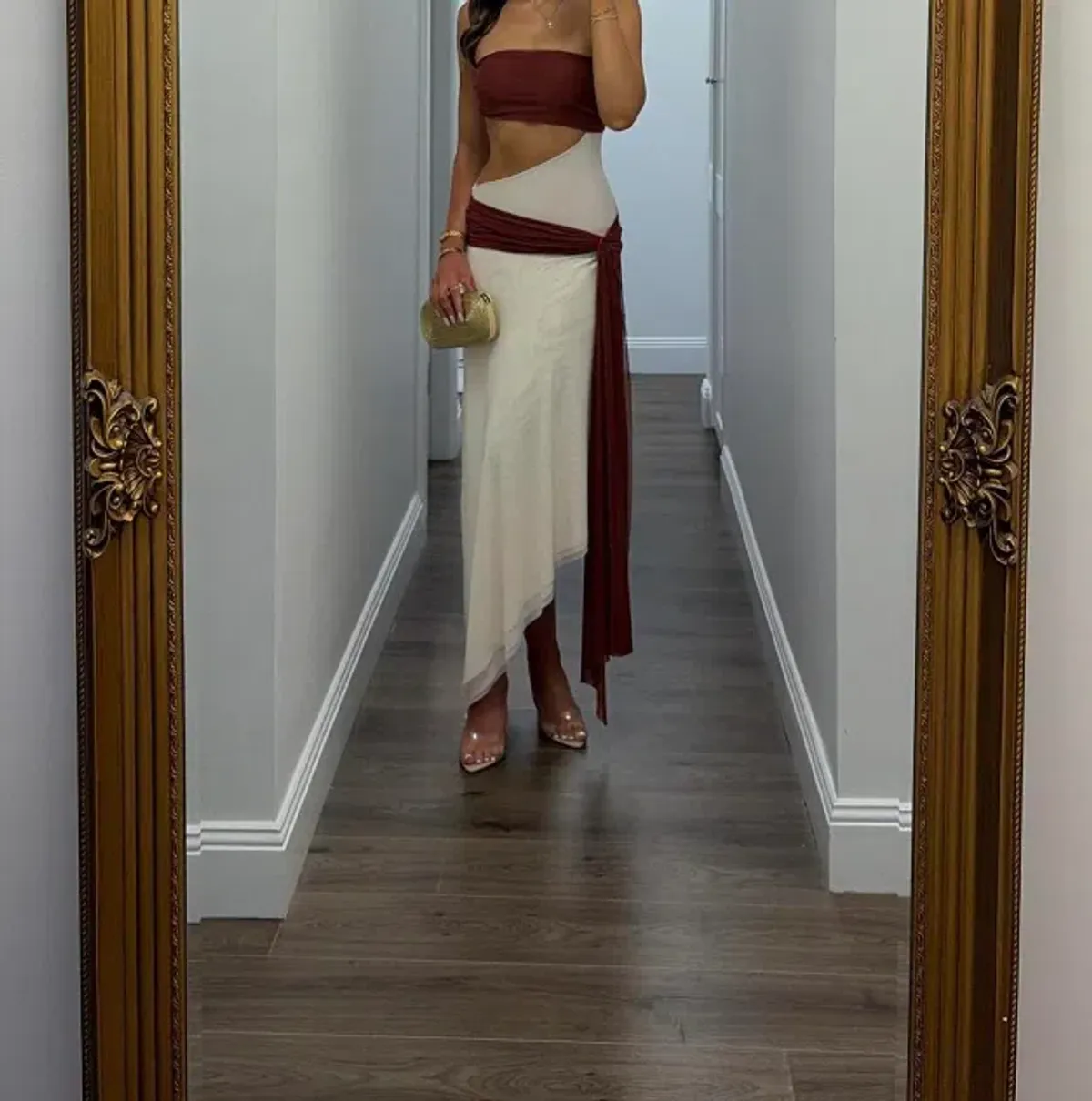 Bec and Bridge Ayla Strapless Dress Butter Cream Size 8 - Image 4