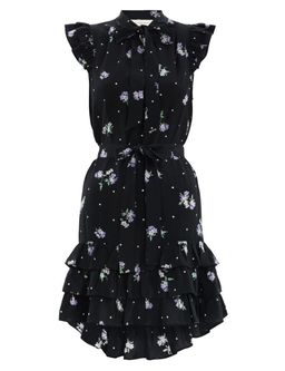 Zimmermann Silk Flutter Smock Short Dress Size 14 for rent on The Volte - image 1