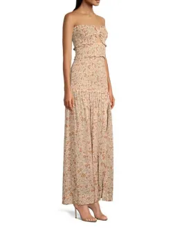 Вес & Bridge Janice Smocked Ruffle Maxi Dress for rent on The Volte - image 3