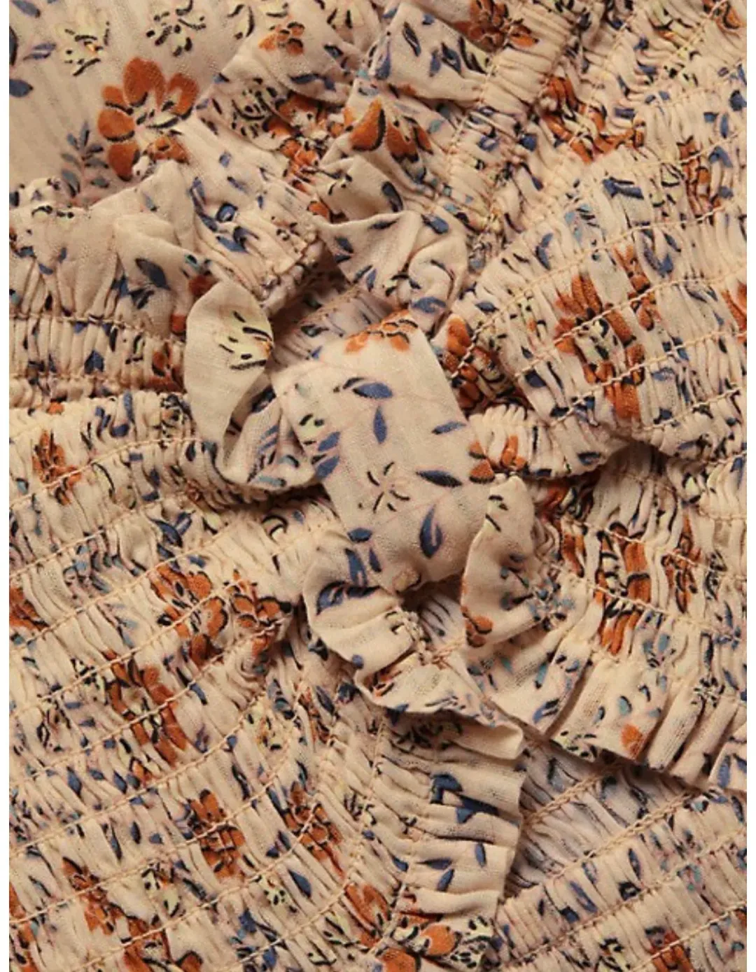 Вес & Bridge Janice Smocked Ruffle Maxi Dress for rent on The Volte - main image