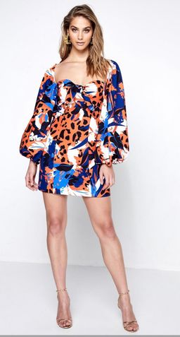 Mossman The Untamed Mini Dress Print Size 6 for rent on The Volte - image 1