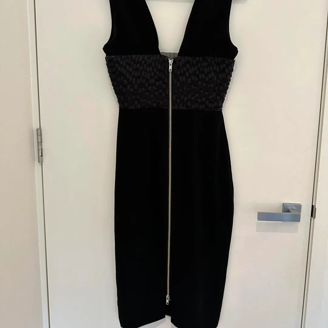 Alex Perry Kylie Dress Black Size 10 for rent on The Volte - main image