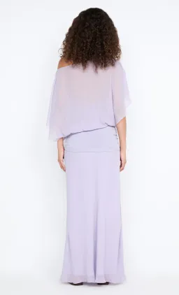 Delilah Overlay Maxi Dress in Wisteria. for rent on The Volte - image 3
