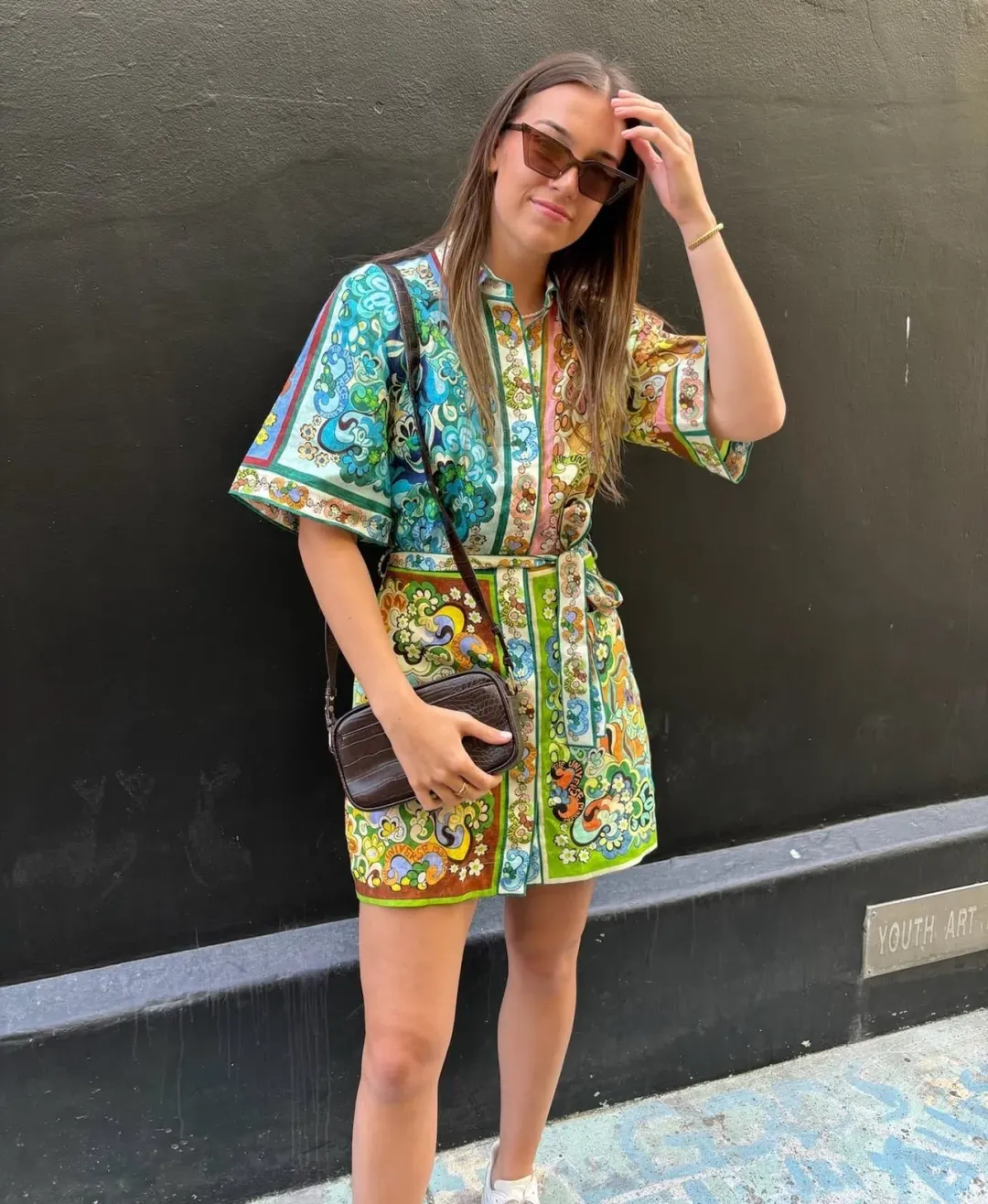 Alemais Dreamer Mini Dress size 14 for rent on The Volte - main image